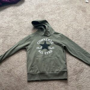 Converse Kids Olive Green Hoodie